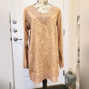 Gauzy Cotton Tunic, EUC